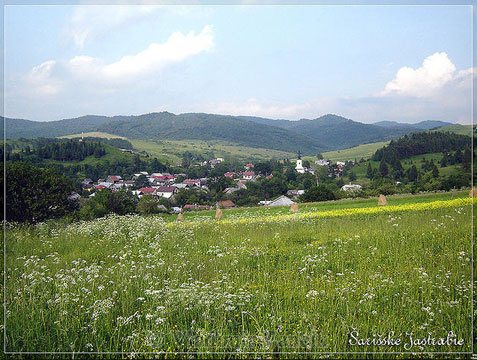 Village & Church in Distance